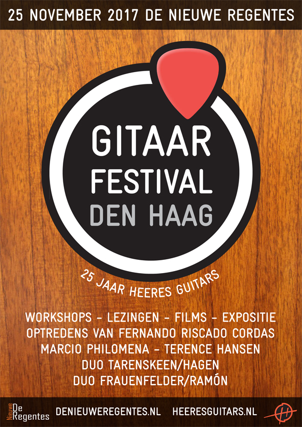 Gitaarfestival Den Haag | 25 jaar Heeres Gitaarbouw @ Theater De Nieuwe Regentes | Den Haag | Zuid-Holland | Nederland