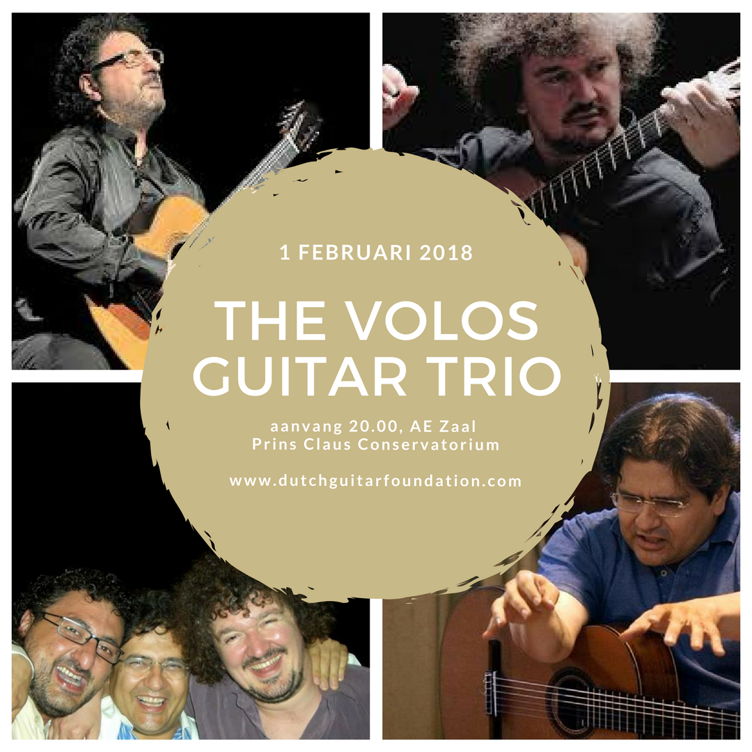 Volos Guitar Trio: 1st European Guitar Concerto Festival & Competition Groningen @ Prins Claus Conservatorium  | Groningen | Groningen | Nederland