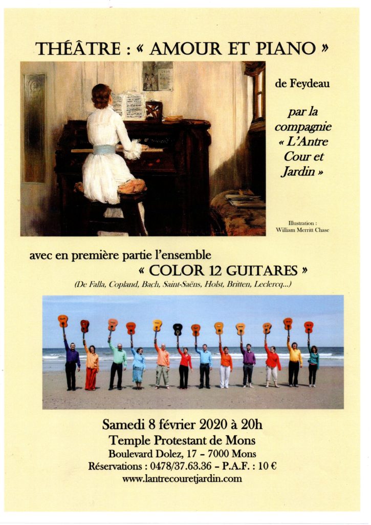 color 12 guitares @ temple protestant ,bld dolez 17 mons 7000 | Mons | Wallonie | België