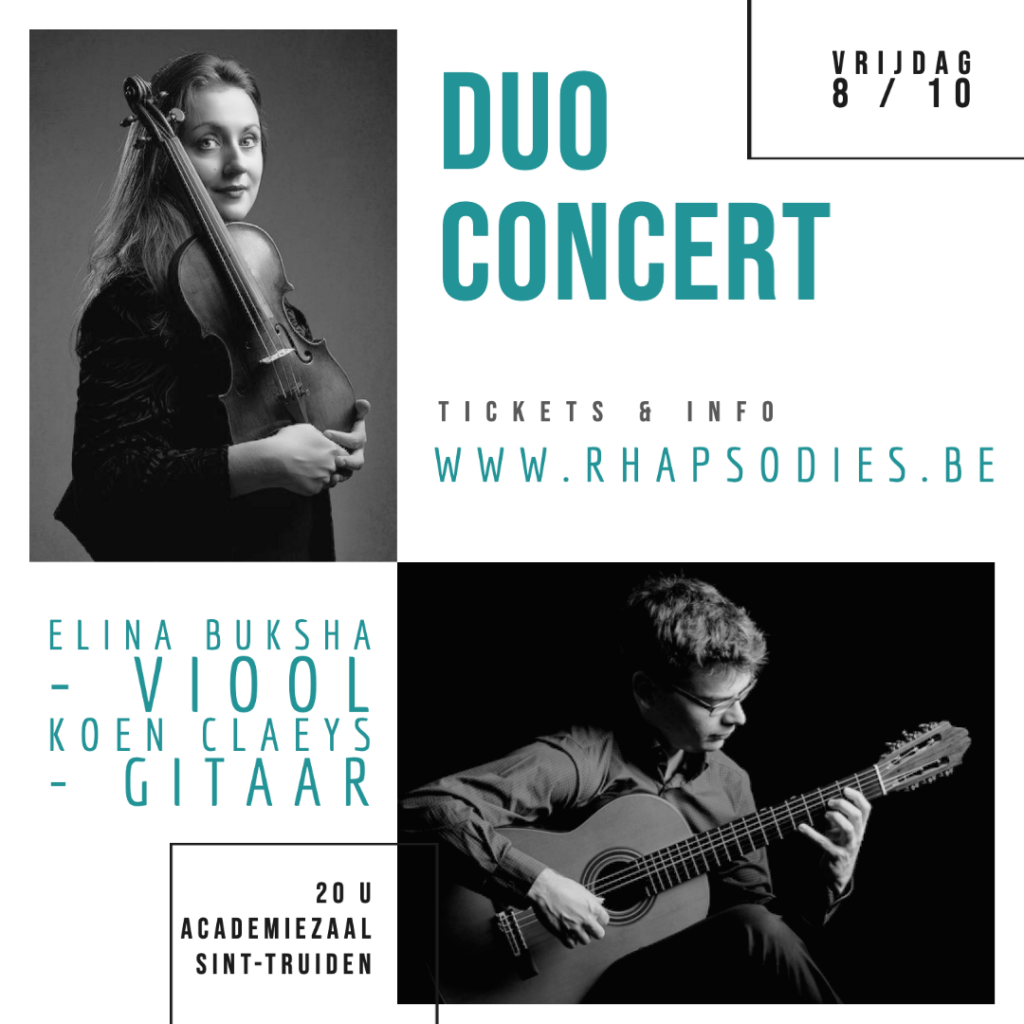 Duo Concert Buksha-Claeys @ academiezaal | Sint-Truiden | Vlaanderen | België